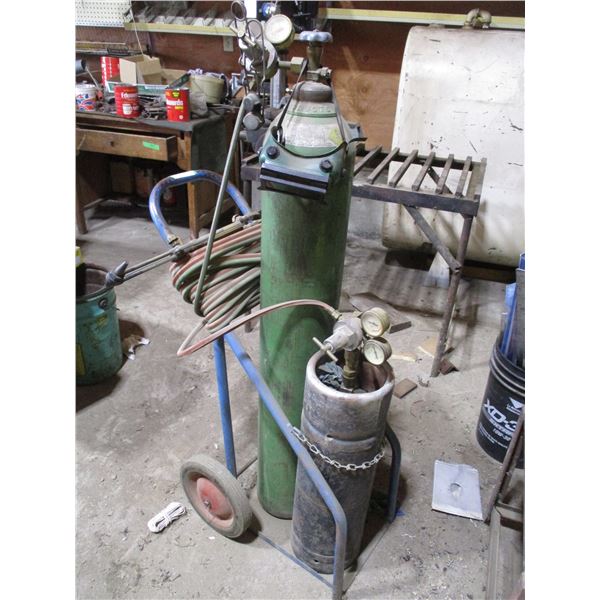 Oxy/ Acetylene Cart Hoses (Tanks Not Included)
