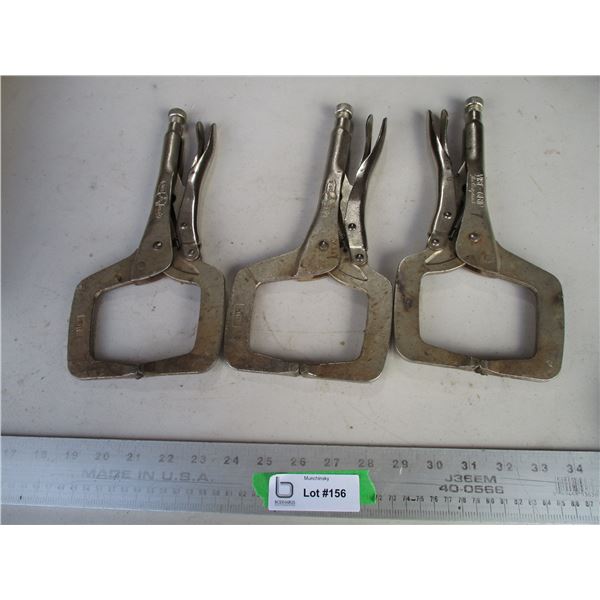 (3) Welding Clamps (Vise Grip)