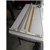 Image 1 : (2) Yard Sticks , Tee Square