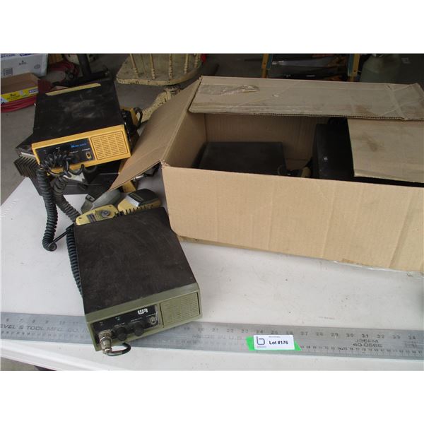 (5) VHF Radios w Crystal 162.165Mhz