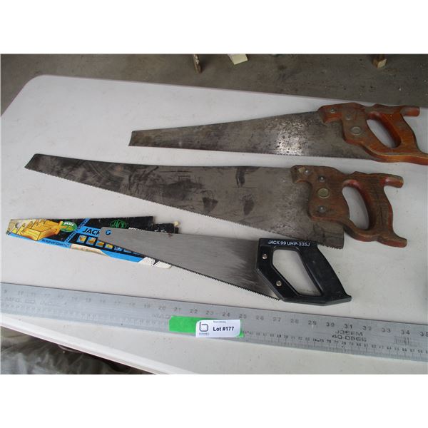 (3) Hand Saws