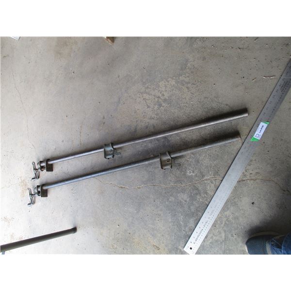 (2) 4ft Pipe Clamps