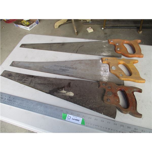 (3) Hand Saws