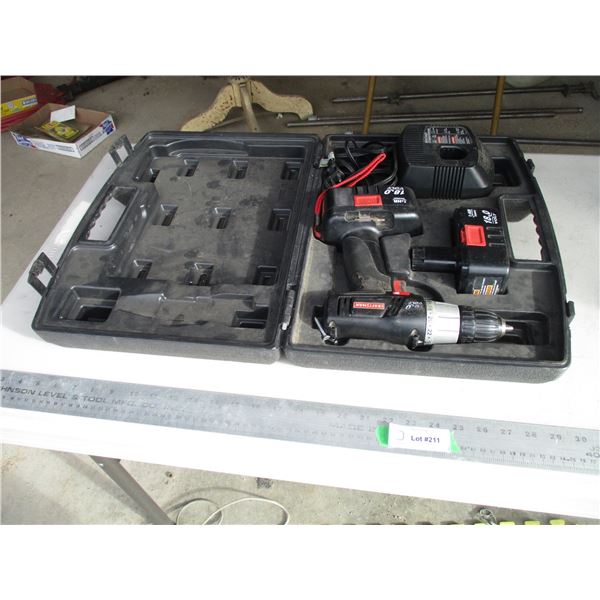 Craftsman Case with 18.4V Drill