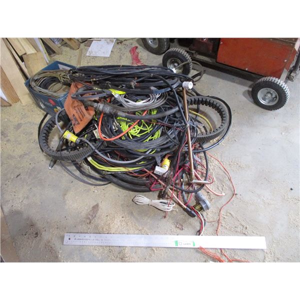 Misc. Cords, Wire, Hoses, Belting, Christmas Lights, Welding Cable, Rope,