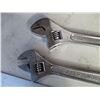 Image 2 : (2) Crescent Wrenches, Metric Size, Left Handed 38cm, 46cm