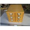 Image 1 : Six Drawer Index Card Cabinet