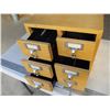 Image 4 : Six Drawer Index Card Cabinet