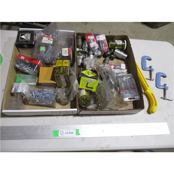 Screws, Bolts, Hydraulic Fittings, C Clamps