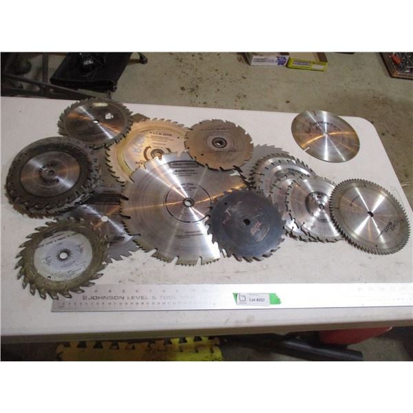 Saw Blades - 10", 12", 7 1/4"