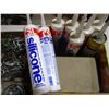Image 3 : Miscellaneous Chains, Bolts, (7) Silicone Caulking Tubes