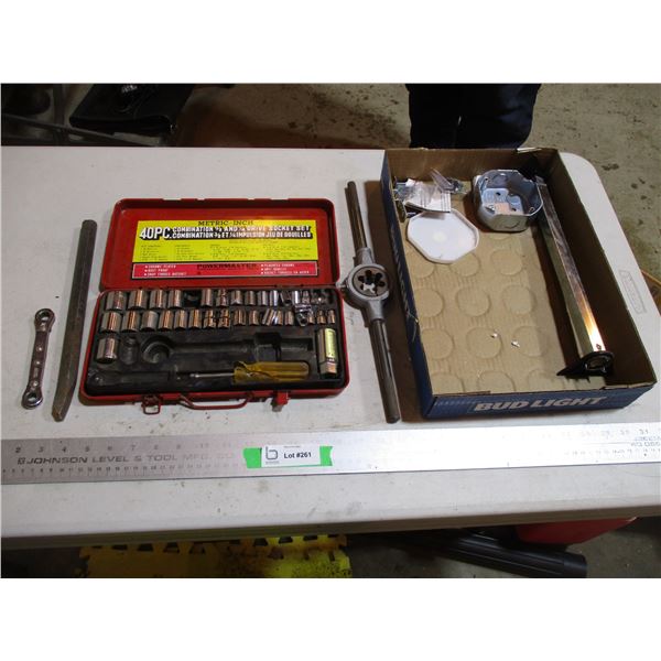 Partial Socket Set, Chisel, Die, Miscellaneous