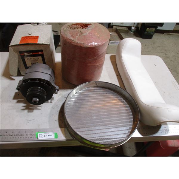 Alternator, Baler Twine, Grain Sieve, Back Rest