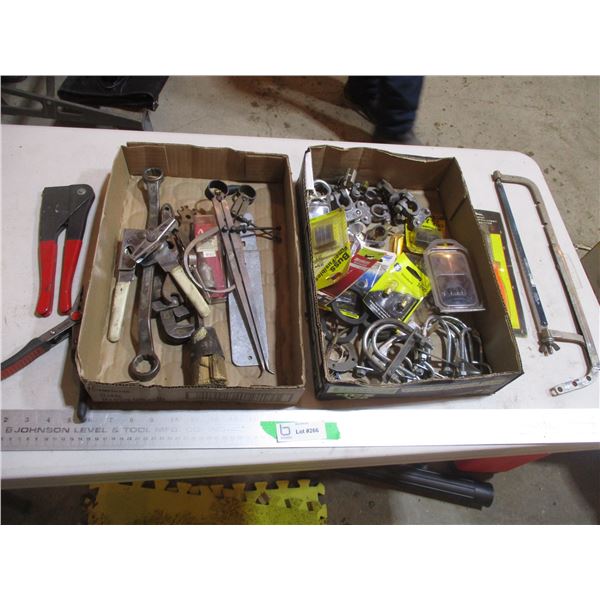Miscellaneous Hand Tools - Hacksaw, Pop Riveter, Pliers, U Clamps, Battery Cable Ends