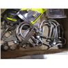 Image 4 : Miscellaneous Hand Tools - Hacksaw, Pop Riveter, Pliers, U Clamps, Battery Cable Ends