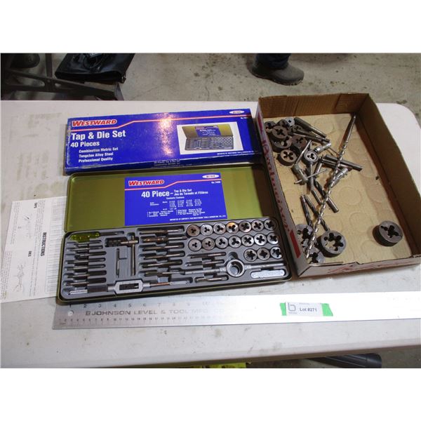 40 Piece Tap & Die Set, Miscellaneous Dies, Drill Bits