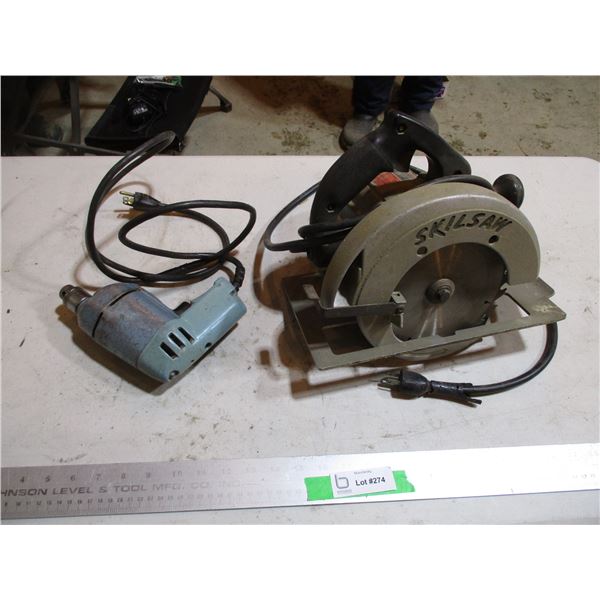 7 1/4" Skil Saw - 807 Super Duty, Small Drill