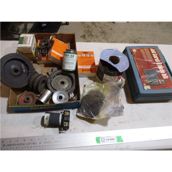 Chain Saw Chain, Pulleys, Joist Guard, Partial Torch Kit