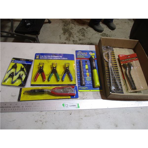 Fuel Line Disconnect Set, Snap Ring Plier Set, Terminal Snap Ring Plier