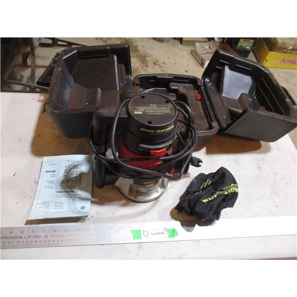 Sears Craftsman Router With Case