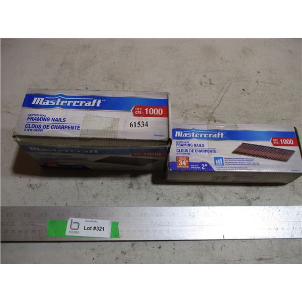 Framing Nails - 3 1/4", 2"