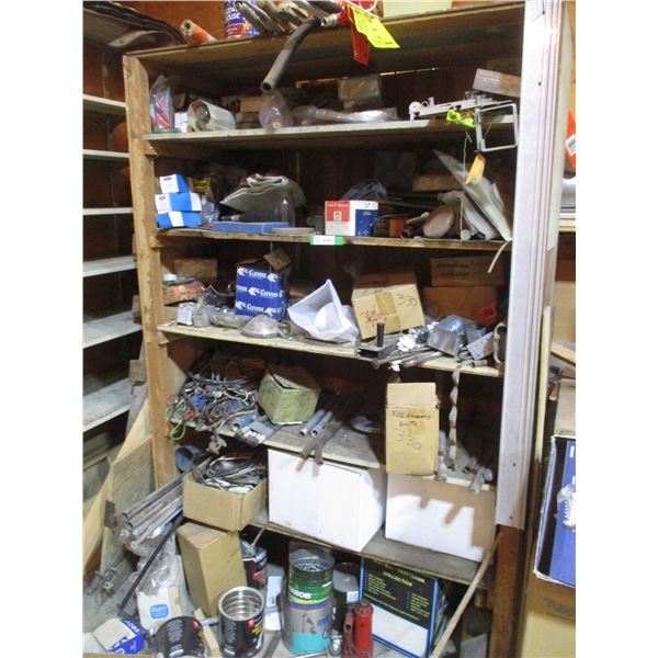 Shelving Unit With Threaded Rod, Vehicle Parts, Welding Rods, Automotive Related