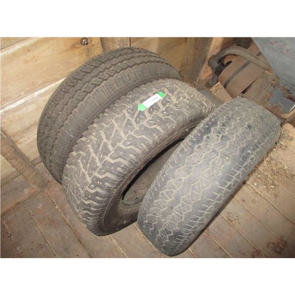 (3) Tires, 1 has Rim