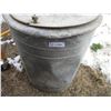 Image 2 : Galvanized Tin Storage Barrel With Lid - 29"