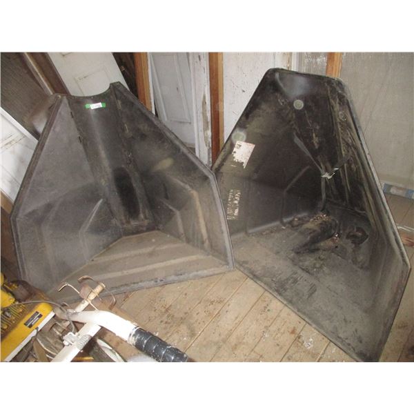 (2) Grain Auger Hoppers