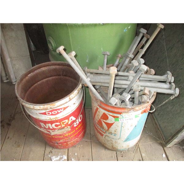 Royalite Collector Pail With Bolts & Nuts