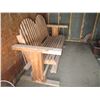 Image 3 : Wooden Swinging Bench - 62" x 27"