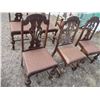 Image 2 : (6) Dining Room Chairs, 1 With Arms, Table - 55" x 39 ', Buffet - 56" x 18 '