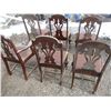 Image 6 : (6) Dining Room Chairs, 1 With Arms, Table - 55" x 39 ', Buffet - 56" x 18 '