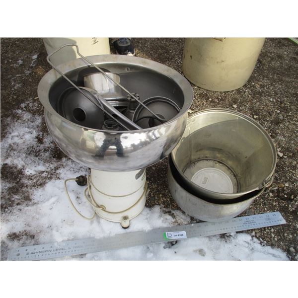 Westfalia Cream Separator With Bowl & Attachments, Pail