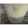 Image 2 : Medalta 10 Gallon Stone Crock With Lid & Wooden Handles
