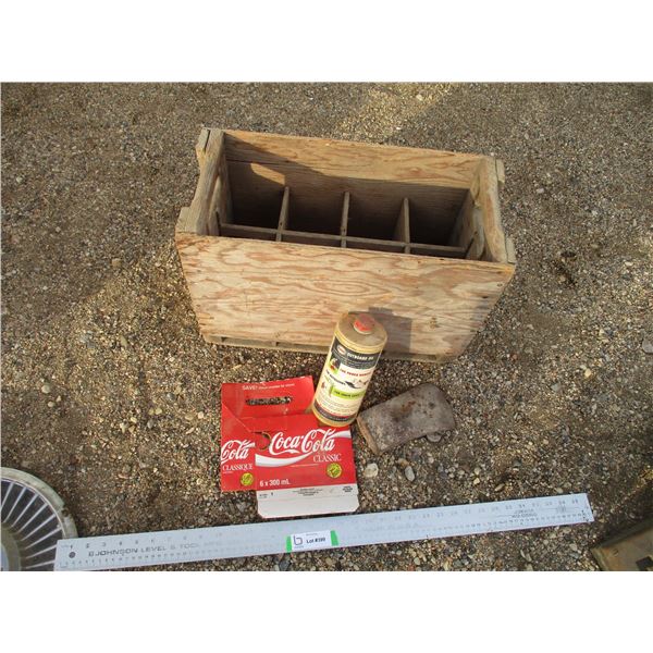 Axe Head, Esso Collector Item, Wooden Pepsi Crate