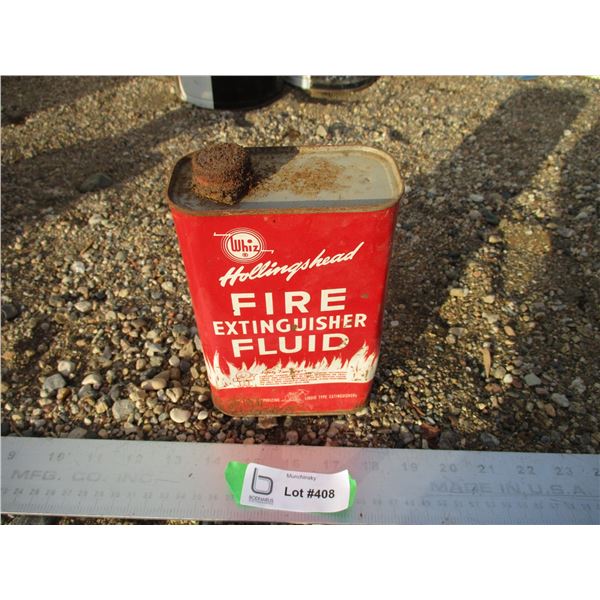 Whiz Hollingshead Fire Extinguisher Fluid Tin