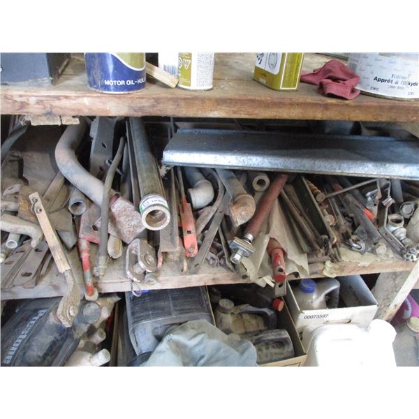 Scrap Iron - Bottom Shelf of Workbench
