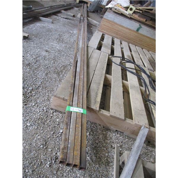 (4) Lengths of 1" Square Metal Tubing - 24' long
