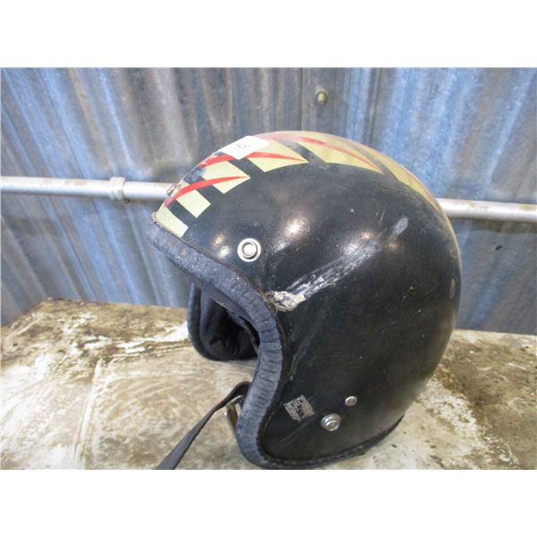 Medium Motorcycle Helmet CX 500 With Metal Flake Design
