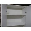 Image 4 : White 2 Door 5 Shelf Cabinet - 30" x 69"