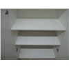 Image 5 : White 2 Door 5 Shelf Cabinet - 30" x 69"