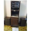 Image 1 : Hitachi Amp, Record Player, Tape Deck, Tuner, Technics 5 Disc CD Player, (2) Hitachi Speakers, 1 Pie