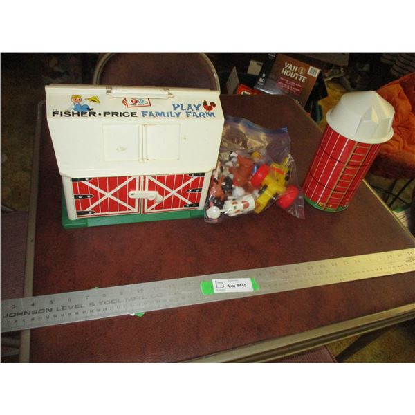 Fisher Price Play Family Farm Barn With Silo and Animals