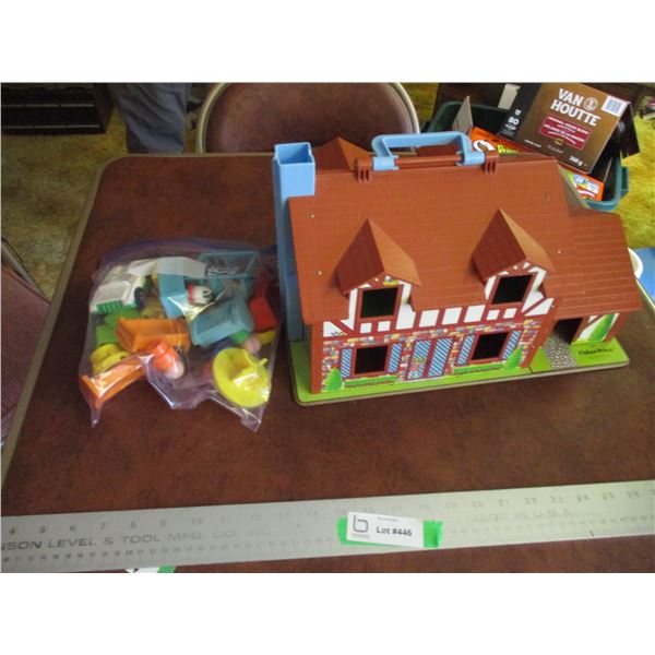 Fisher Price Playhouse With Contents