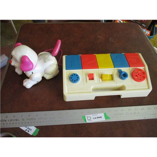 Disney Popping Pal Toy, Fisher Price Dog Pull Toy