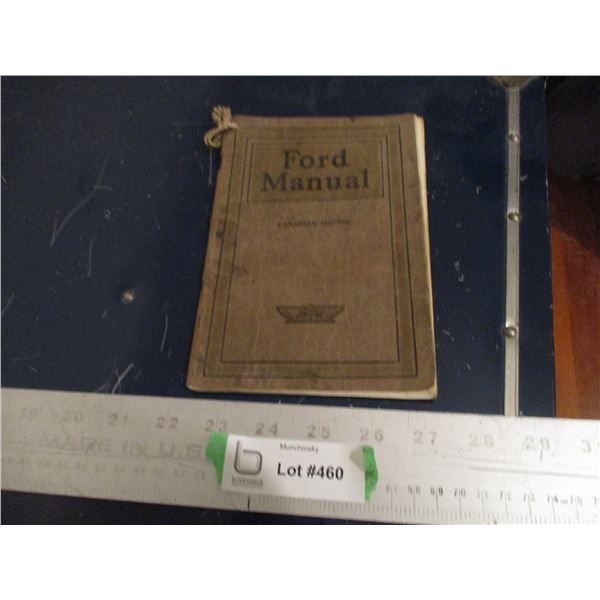 Ford Manual, Canadian Edition, 1916