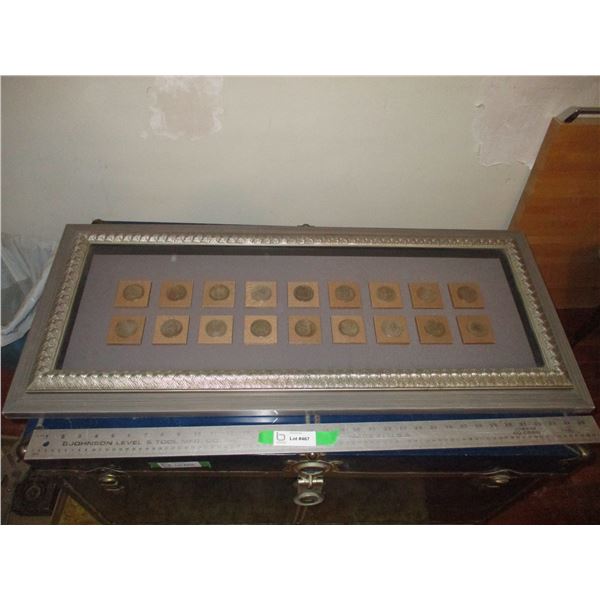 18 Framed Medallions