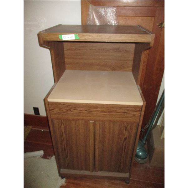 Microwave Stand on Casters - 2 Doors, 48" Tall