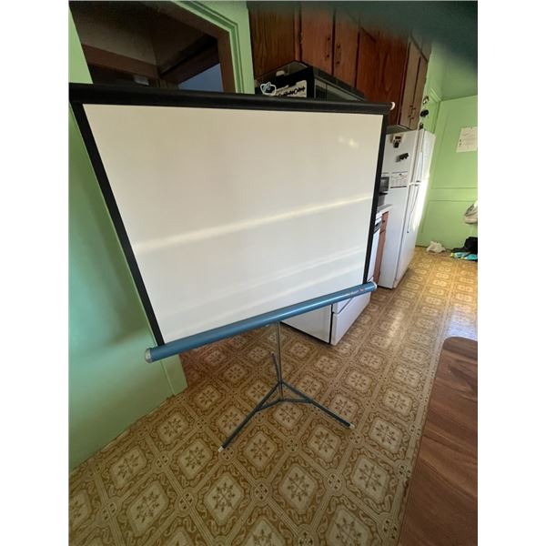 Home Movie Equipment       Light Bar w/ lights,light meter,projection screen,projector, 8mm camera